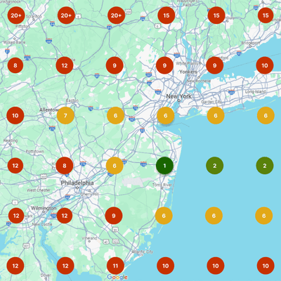 Case Study: Steam on Wheels - East Coast, USA - SEO