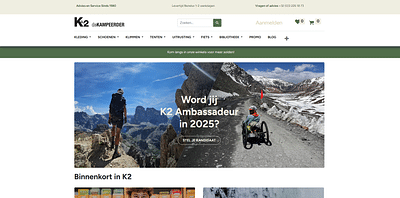 De Kampeerder - E-commerce