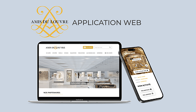 Amis du Louvre, application web - Web Applicatie