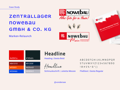 nowebau – Markenrelaunch & Webportal - Image de marque & branding