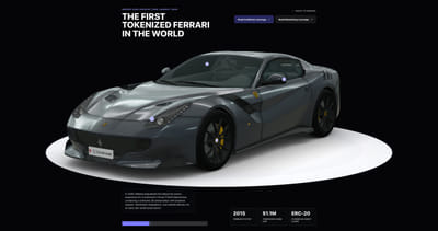 First Tokenized Ferrari - Software Development