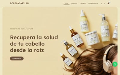 Tienda online de Zorela Capilar - E-commerce