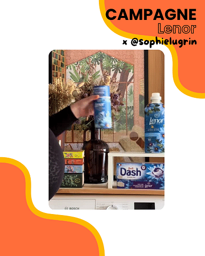 Campagne LENOR x @sophielugrin - Marketing d'influence
