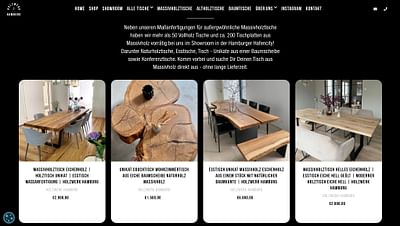E-Commerce Store Holzwerk | Shopify - E-Commerce