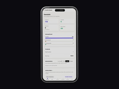 Studio Morgen: website en interne sales-cockpit als webapp - Website Creation