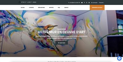 Lancement de la société Street A[r]t Home - Identité Graphique