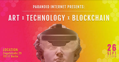 Paranoid Internet Presents: Art x Technology x Blo - Web analytics / Big data