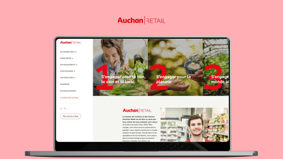 Auchan Retail - Création de site internet