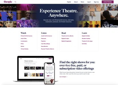 THESPIE - Website Creation