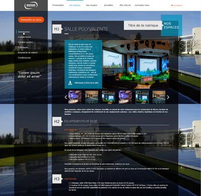 Création d'un site intranet et de multiples fonctionnalités - Création de site internet