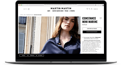 Développement de la boutique Shopify Martin Martin - Creación de Sitios Web
