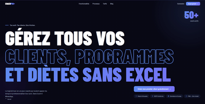 CoachPro+ Application SaaS de coaching sportif - Cloud Consulting