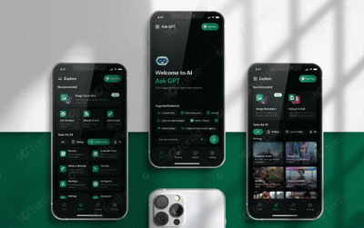 Ask GPT - Revolutionizing Conversations with AI-Powered Assistance - Graphic Design