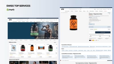 Swiss Top Services - Migration Shopify & Rebranding - Marketing