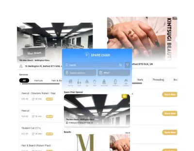Powering the UK’s Smartest Beauty & Wellness Booking MVP - Aplicación Web
