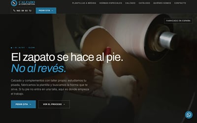Web para Calzados Jacob - Website Creation
