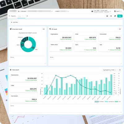 Web App Custom DI: Business Intelligence Dashboard e Importazione Dati - Web Application