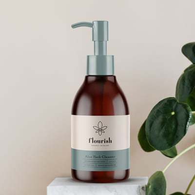 Flourish Organic Skincare - Branding & Positionering