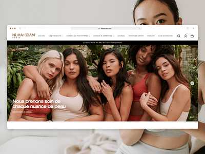 Refonte e-commerce | Nuhanciam | Shopify - Website Creation