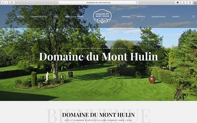 Site Domaine du Mont Hulin - Publicité