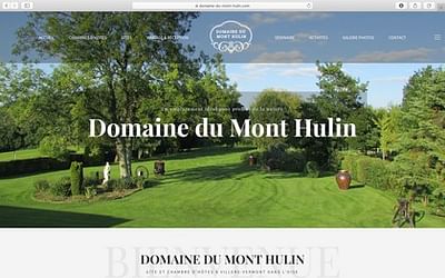 Site Domaine du Mont Hulin - Advertising
