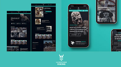 La boutique Viking - Webseitengestaltung