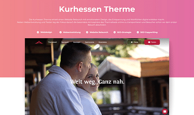 Website & Content - Kurhessen Therme - Content-Strategie