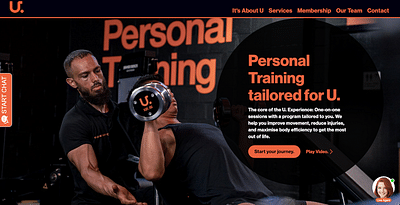 U. Personal Training Website Creation & Video - Movie