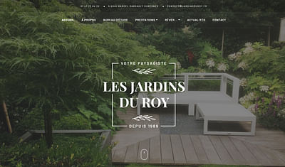 jardinsduroy.fr - Webseitengestaltung