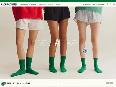 Archiduchesse, migration et boutique Shopify - E-commerce