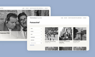 Frits Gerritsen Fotoarchief - Website / Branding - Website Creation