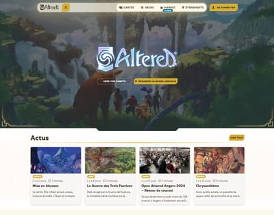 Altered - Application web