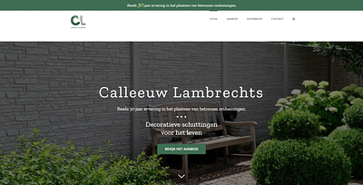 Calleeuw-Lambrechts website - Branding & Positionering