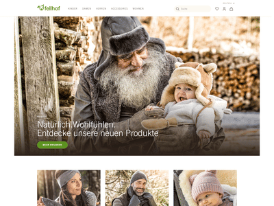 shop.fellhof.com - Marken Online-Shop mit B2B Plattform - E-commerce