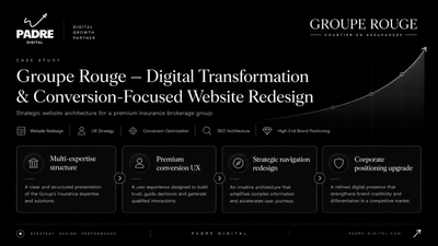 Groupe Rouge — Premium Website Redesign & Digital Strategy - Création de site internet