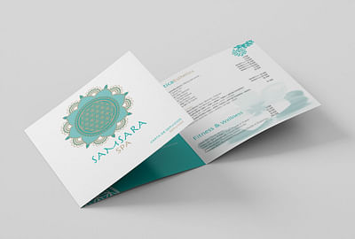 Branding y diseño gráfico para Samsara Spa
