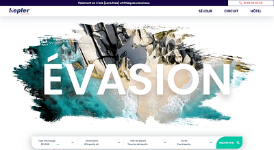 Kepler Travel - Application web - Application web