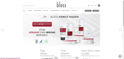 Bless Cosmetic - Webseitengestaltung