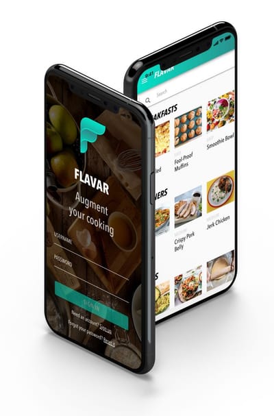 Mobile AR Cooking App Development - App móvil