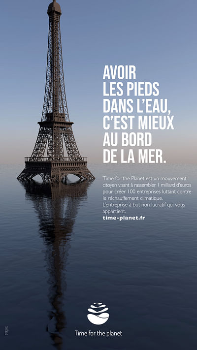 Time for the Planet - Europe under water - Publicité
