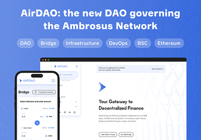 DAO for the L1 blockchain ecosystem - Software Ontwikkeling