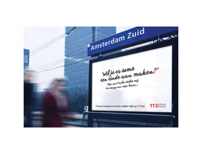 113 campagne suicidepreventie - Content Strategy