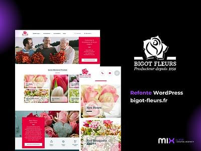 💐 Bigot Fleurs | Refonte web - Website Creatie