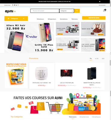 Création d'un site internet - E-commerce