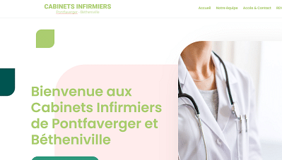 Cabinet infirmier Ponfaverger - Création de site internet