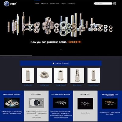 EDM Website Design - Website Creation