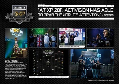 CALL OF DUTY XP 2011 - Advertising