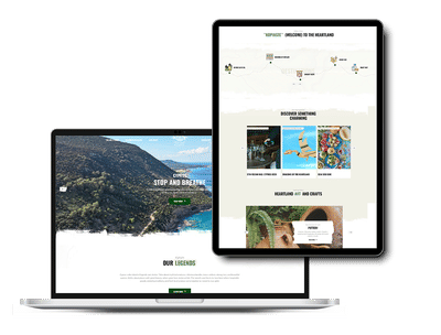 Heartland of Legends - Website Creatie