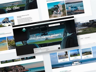 Référencement naturel pour location de vans - SEO