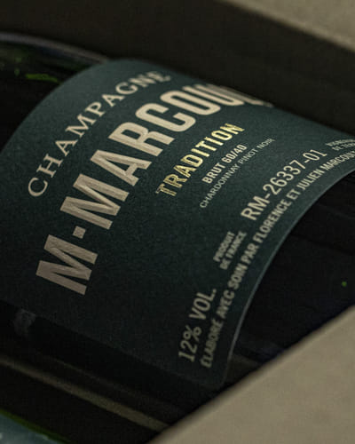 Champagne M. Marcoult — Refonte de marque, packaging et photographie - Image de marque & branding
